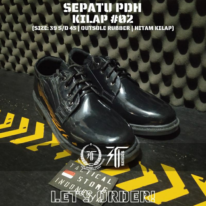 GRADE A Sepatu PDH TNI POLRI Model Terbaru Kualitas Premium