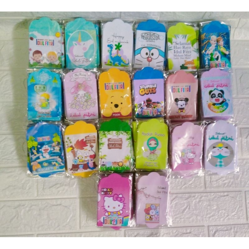 

10 PACK AMPLOP MEDIUM MOTIF KARAKTER