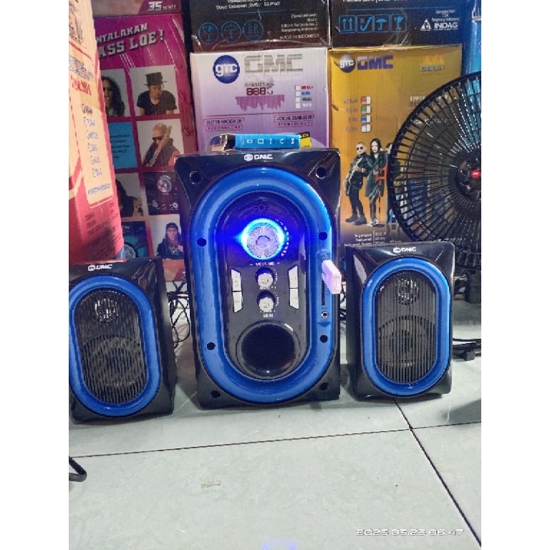 CUCI GUDANG SPEAKER GMC 888i+BLUEETOOT RECEIVER