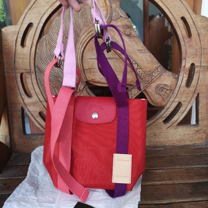Long*champ Le Pliage Replay XS in red / Longchamp Replay XS / Longchamp Le Pliage Replay XS