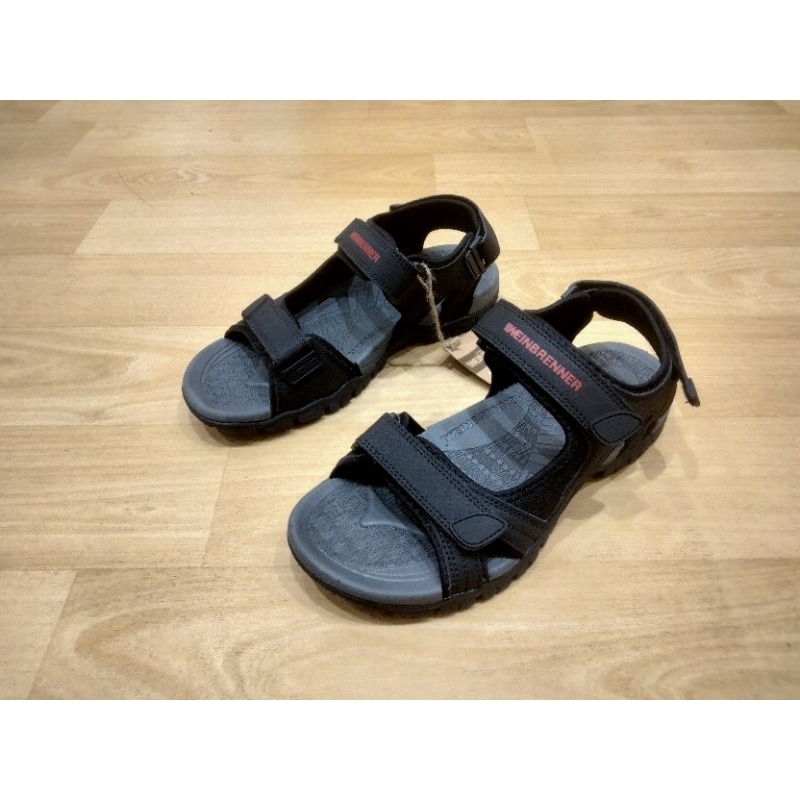 Sandal Gunung Pria Bata Weinbrenner Original Terbaru Bahan Sintetis Warna Biru dan Hitam