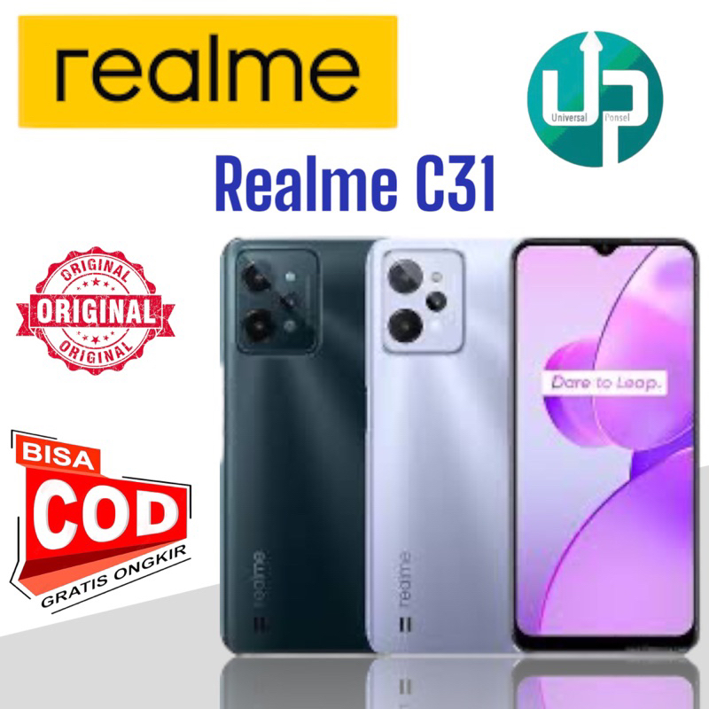 REALME C31 3/32GB | 4/64GB HP REALME BARU GARANSI RESMI
