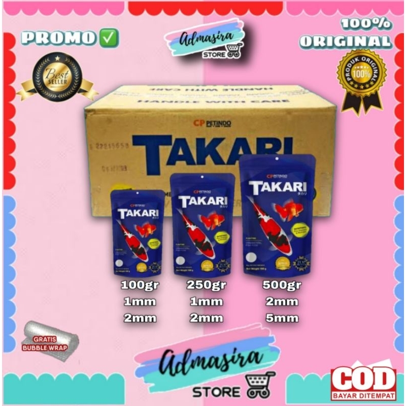TAKARI 1dus all varian 100gram 250gram 500gram 1mm 2mm 5mm