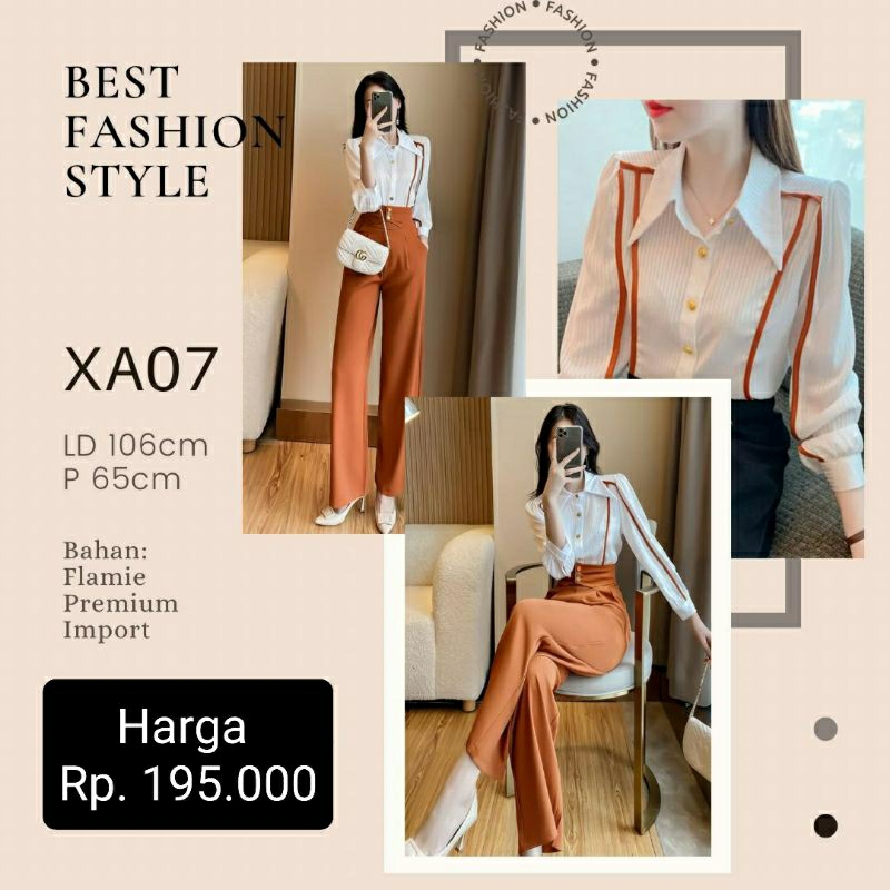 RAF Collection Oclo Atasan Kemeja Isabella ( Pakaian atasan Perempuan )