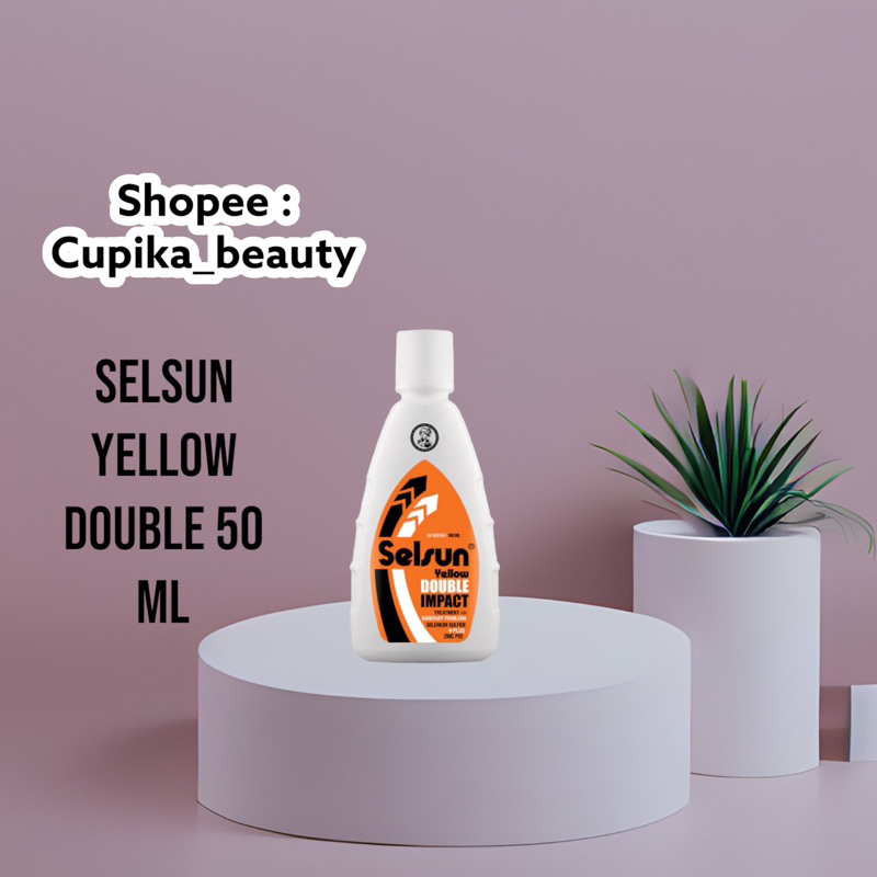 [uk] [50ml] selsun yellow double impact 50 ml || shampo selsun 50 ml yellow double impact