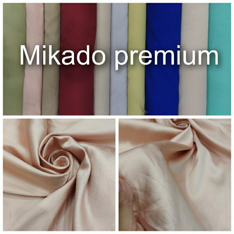 Mikado Premium/satin mikado/bahan mikado/kain mikado/bahan premium mikado/kain mikado premium/kain beskap mikado/kain polos mikado/mikado premium