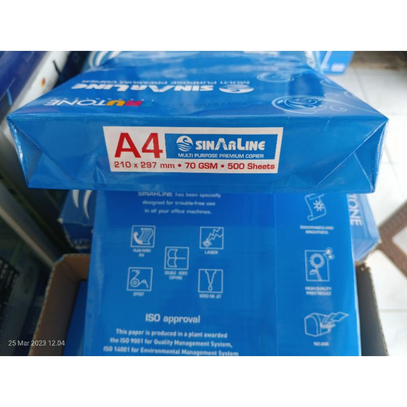 

Kertas A4 Sinar Line 70gsm/ A4 70 gsm / Sinar line