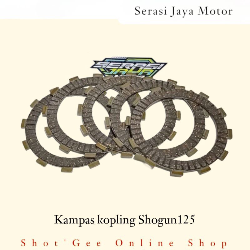 KAIN PLAT KAMPAS KOPLING SHOGUN 125 / SATRIA 6 SPEED