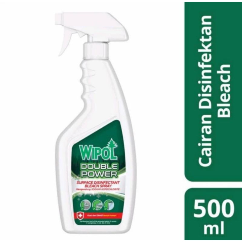 WiPol Double Power Surface Disinfektan Bleach Spray 500ml