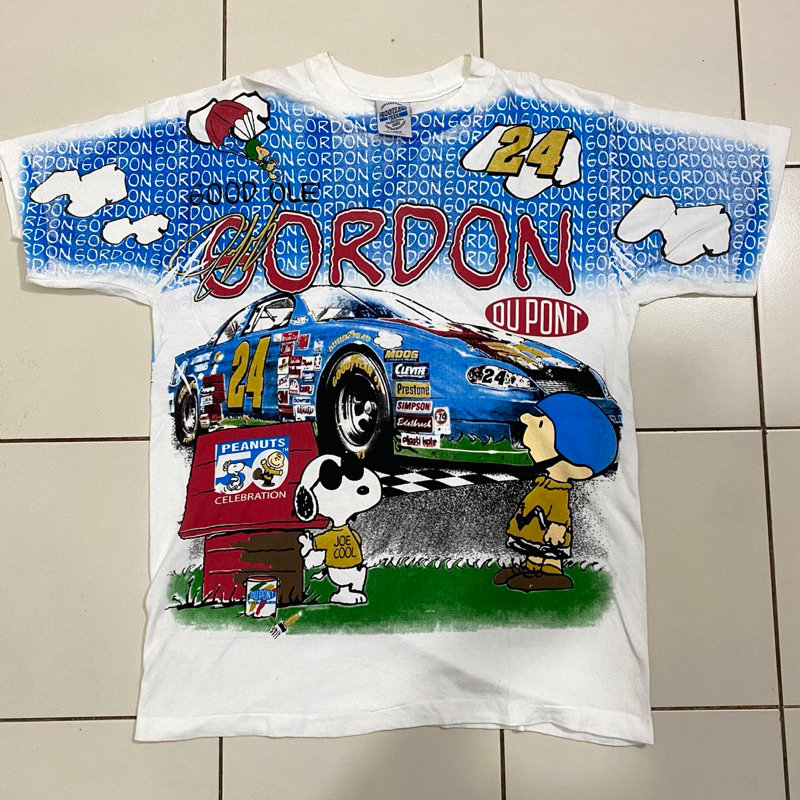 KAOS NARCAR X PEANUT CARTOON BOOTLEG THAILAND BUILT UP TANPA JAHITAN SAMPING SAMPING AOP ALL OVER PR