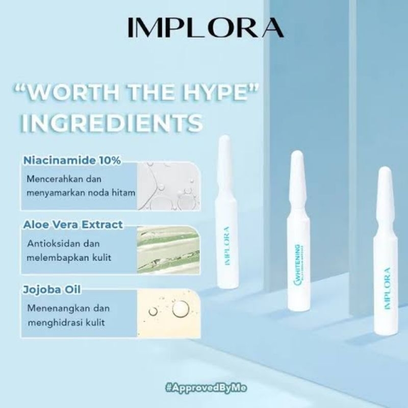 IMPLORA WHITENING MILKY SERUM AMPOULE