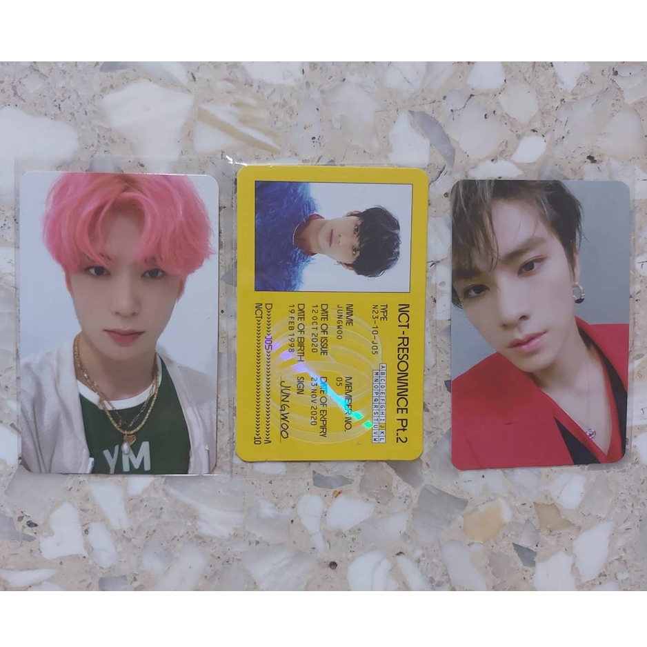 Official Photocard PC Jaehyun, Jungwoo & Xiojun - NCT 2020 Resonance Pt. 2