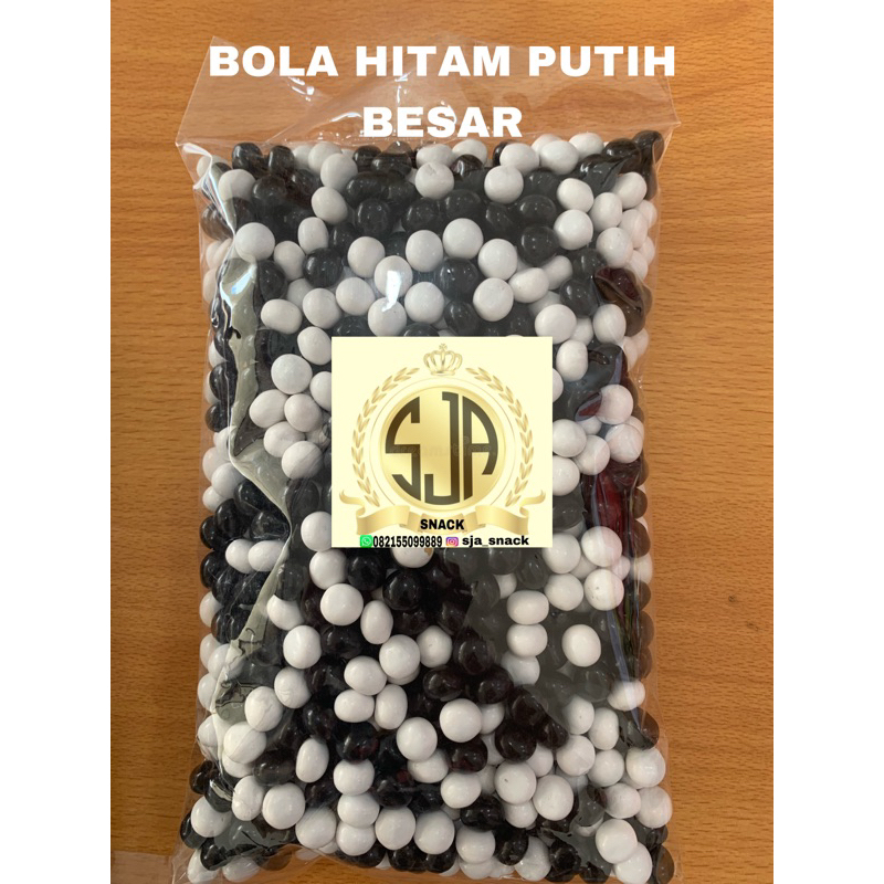

BOLA HITAM PUTIH BESAR DUO 500gr
