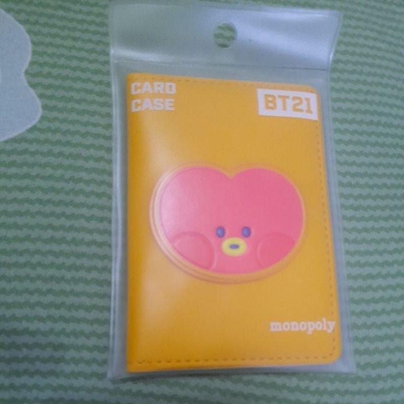 BT21 Monopoly Minini Leather Patch Card Case Tata
