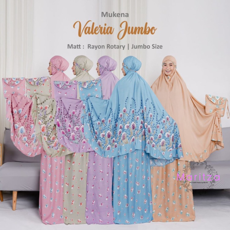 MUKENA VALERIA JUMBO MUKENA RAYON ADEM MUKENA RAYON JUMBO