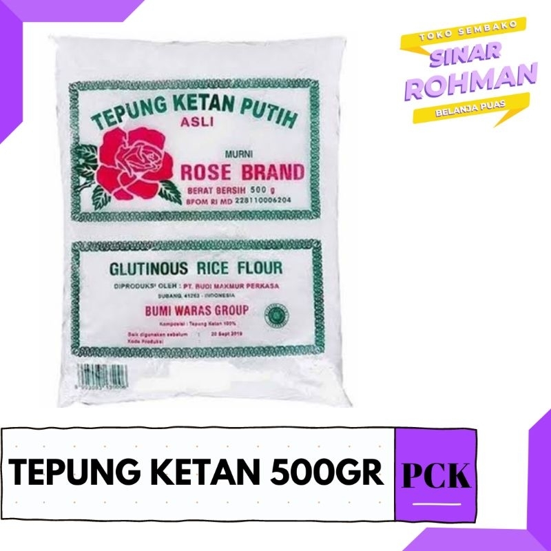

TEPUNG KETAN ROSEBRAND BAG KEMASAN 500 GR