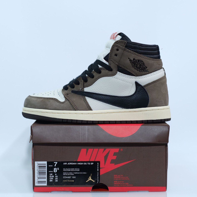 AIR JORDAN 1 RETRO HIGH OG SP TRAVIS SCOTT BNIB | PERFECT KICK |