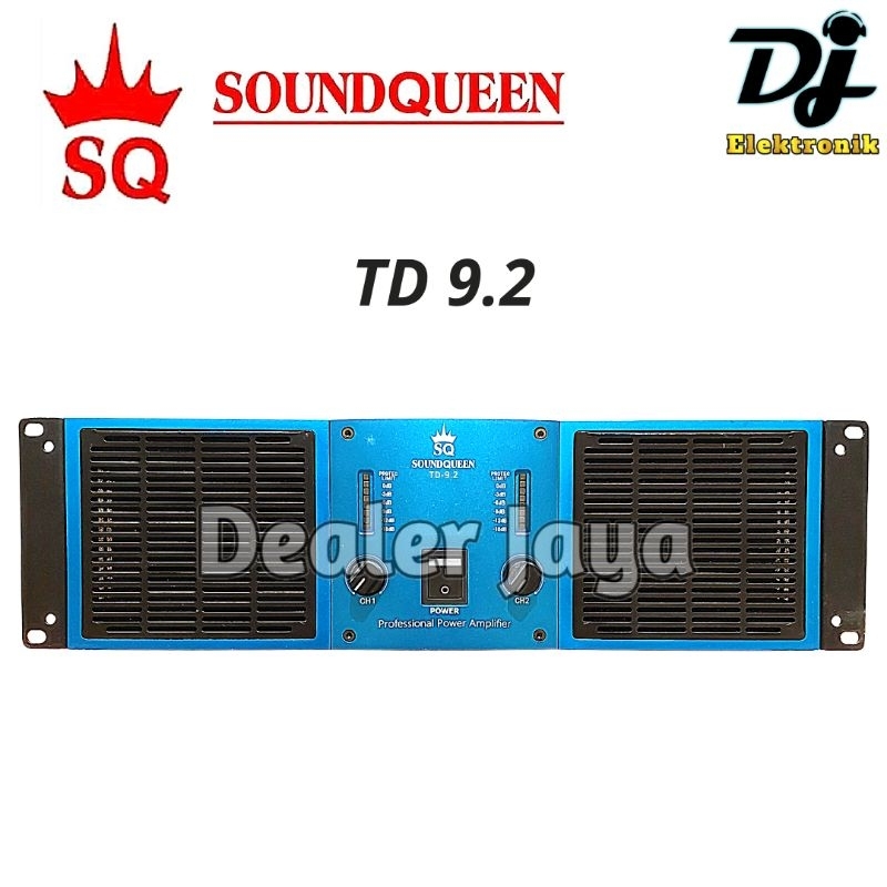 Power Amplifier Soundqueen TD 9.2 / TD9.2 - 2 channel