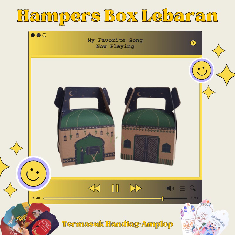 

Box hampers isi 50 Sudah Termasuk Handtag dan amplop (Duplex putih/Coklat notes yaa)