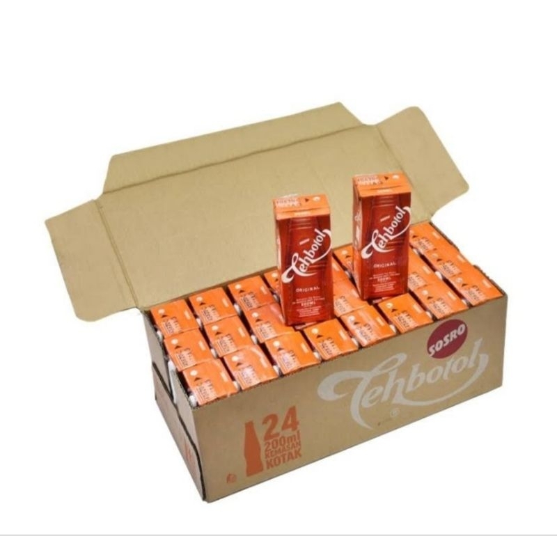 

Teh Botol Sosro Tetra Pack (kotak) 200ml Karton Isi 24 Biji