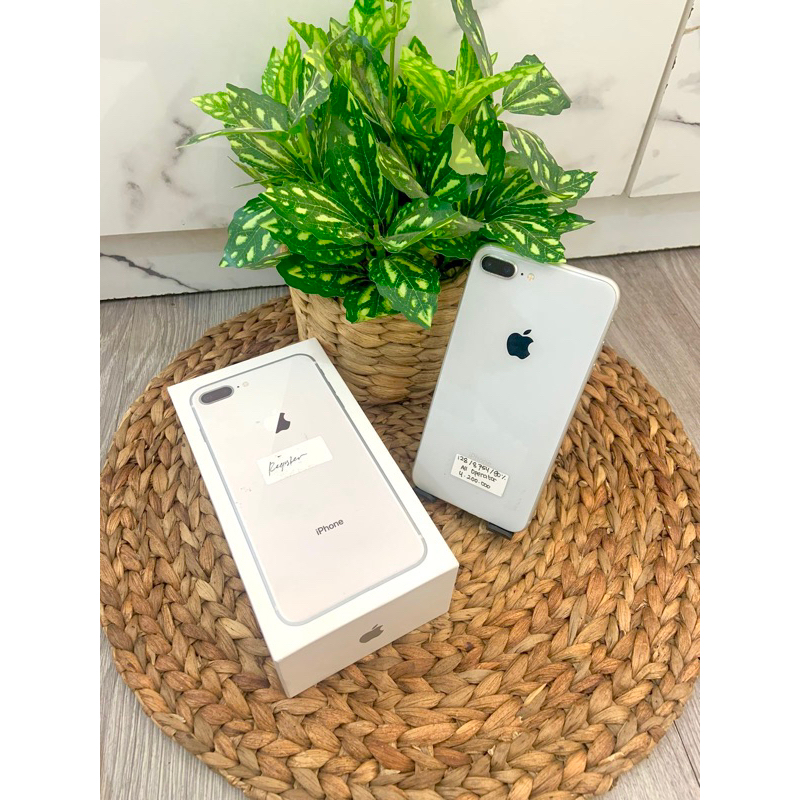 IPHONE 8 PLUS 128GB silver ALL PROVIDER TERDAFTAR
