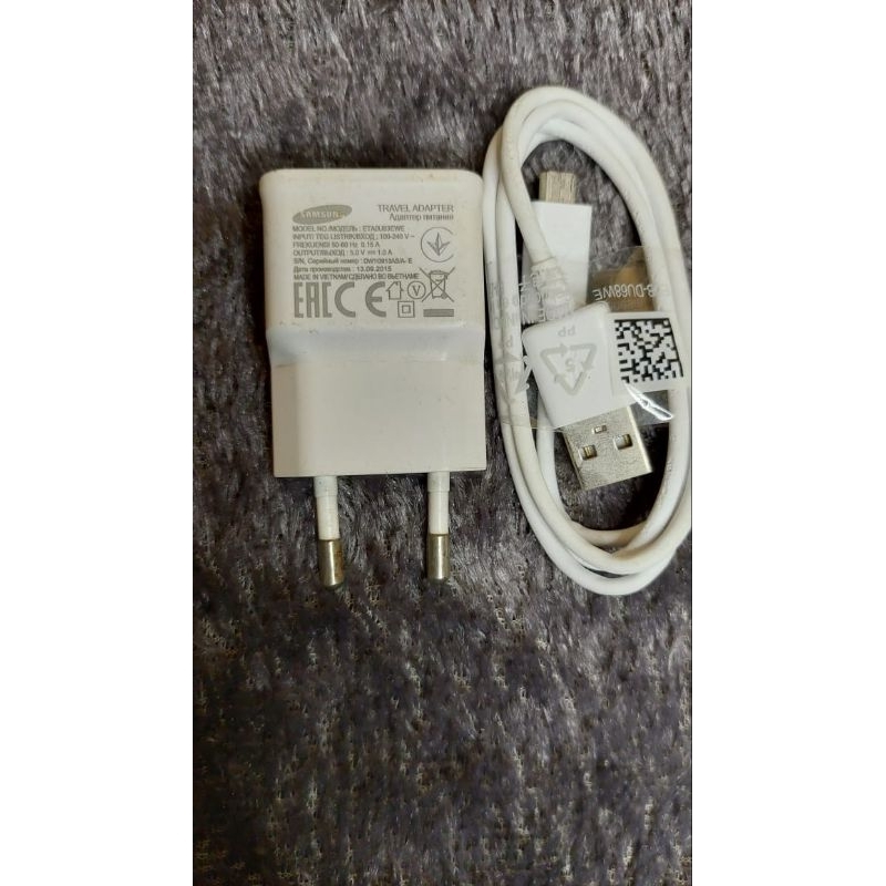 charger original copotan hp Samsung 1A J2 prime J3 J6+ J5 A01 Dll