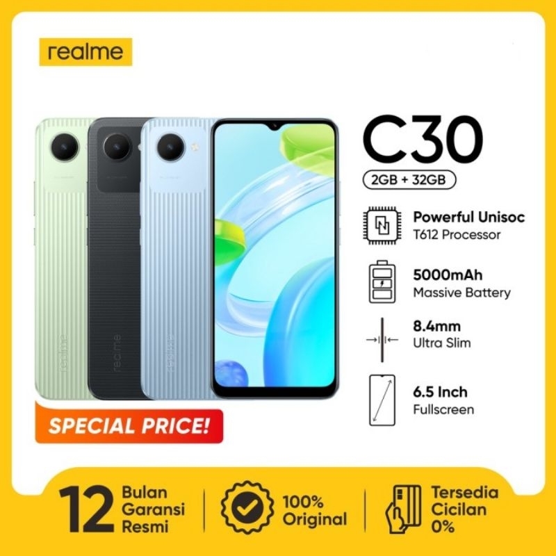 Realme C30 Ram Ram 2+32GB