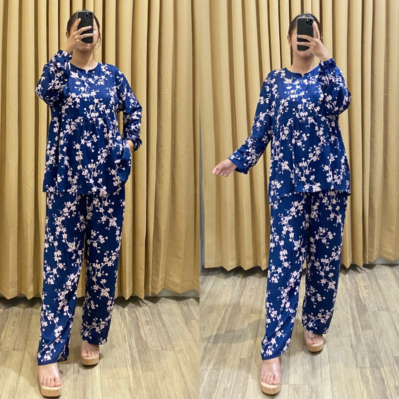 ONESET WANITA RAYON BESTSELLER PJPJR | SET PANJANG REMPEL LD 110-115cm | PANJANG PANJANG ZIPER | SETELAN MUSLIM WANITA STANDAR