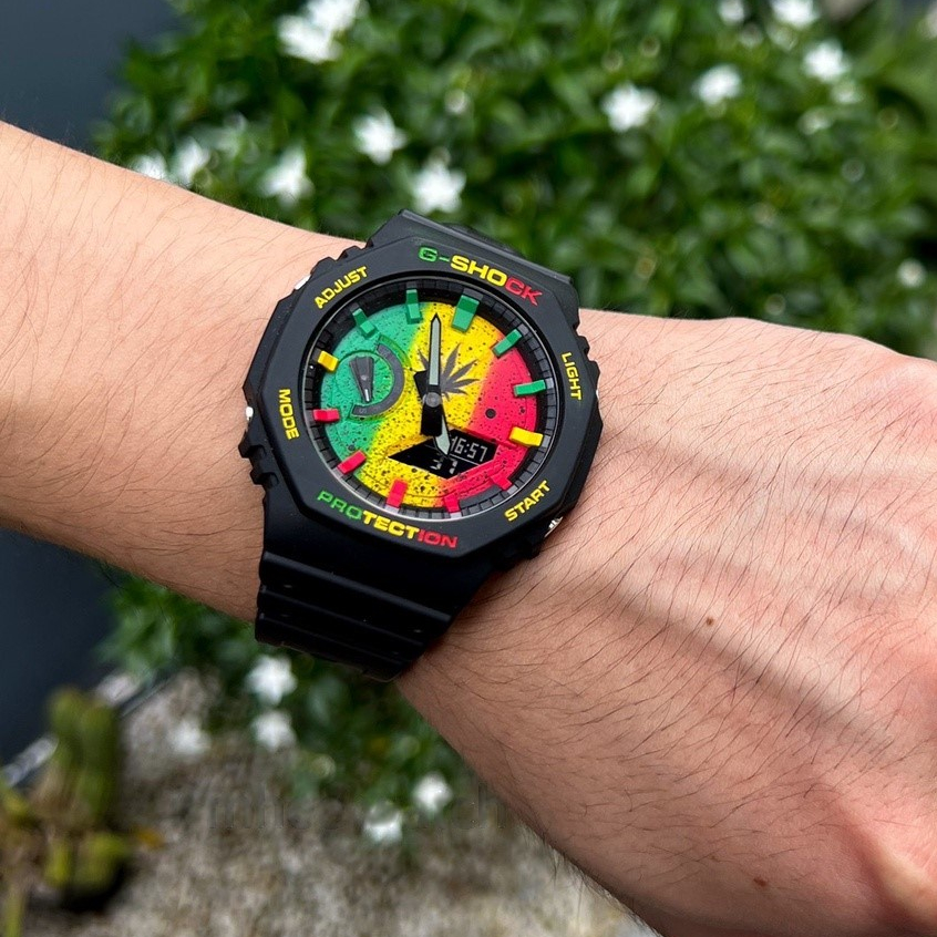JAM G-SHOCK AUTOLIGHT TMJ GA-2100 SERIES GA-2100-1A1ER 420 Mary Jane