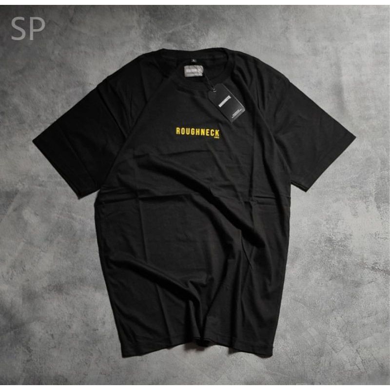 Tshirt roughneck black unisex