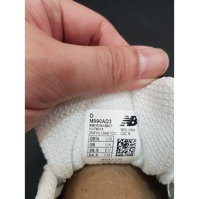 sepatu NewBalance 990v3 made in USA