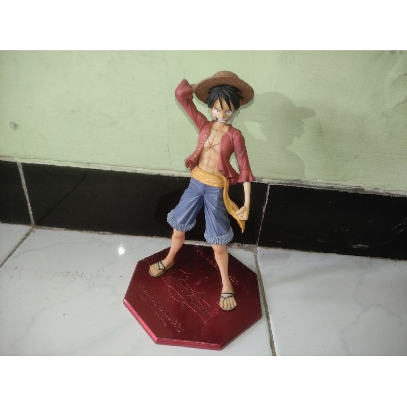 pop monkey d luffy sailing again one piece figure seken original megahouse