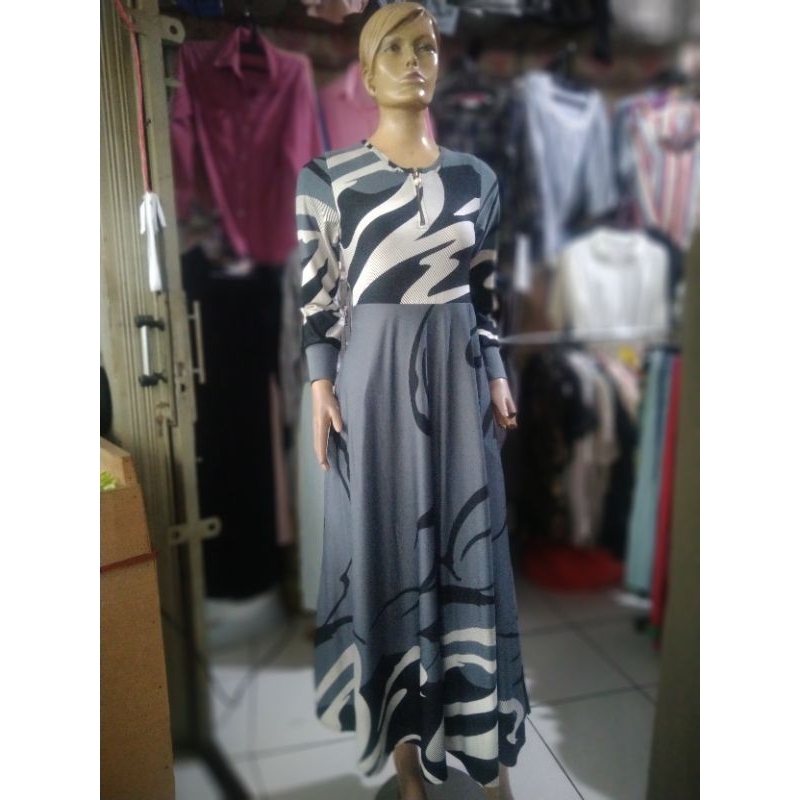 Gamis Jersey 2023, cuci gudang.