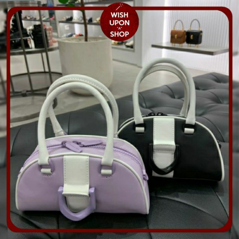 CK Gabine Bowling Top Handle Bag