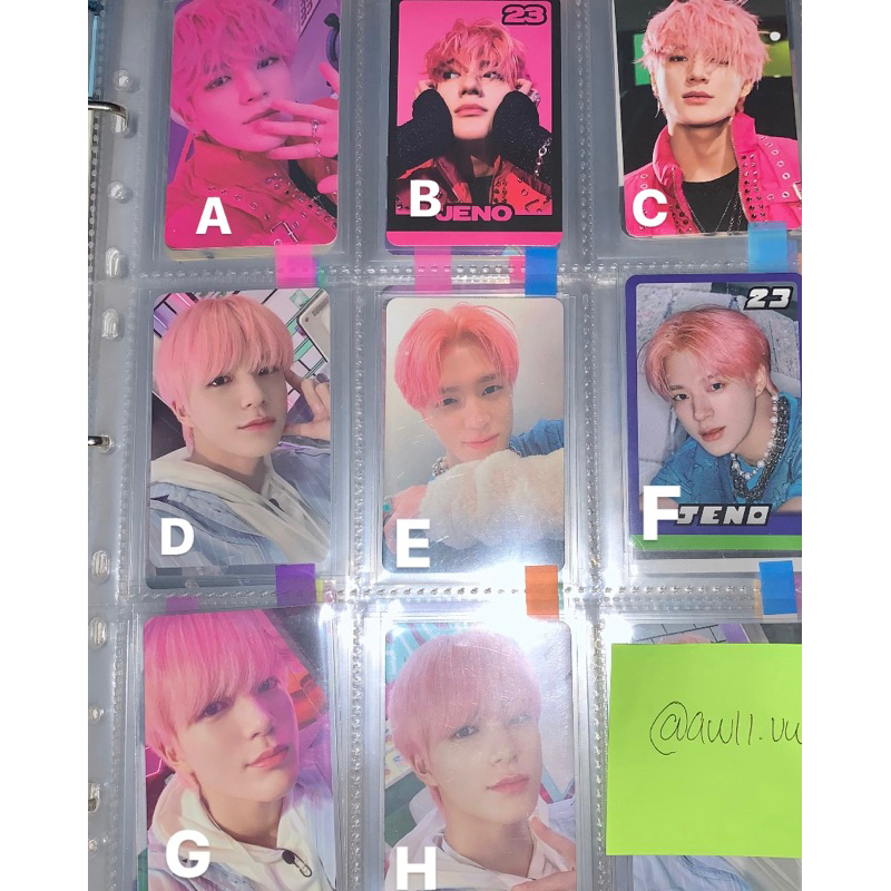 Photocard Jeno NCT DREAM Trading card Mini frame Lucky draw 4x6