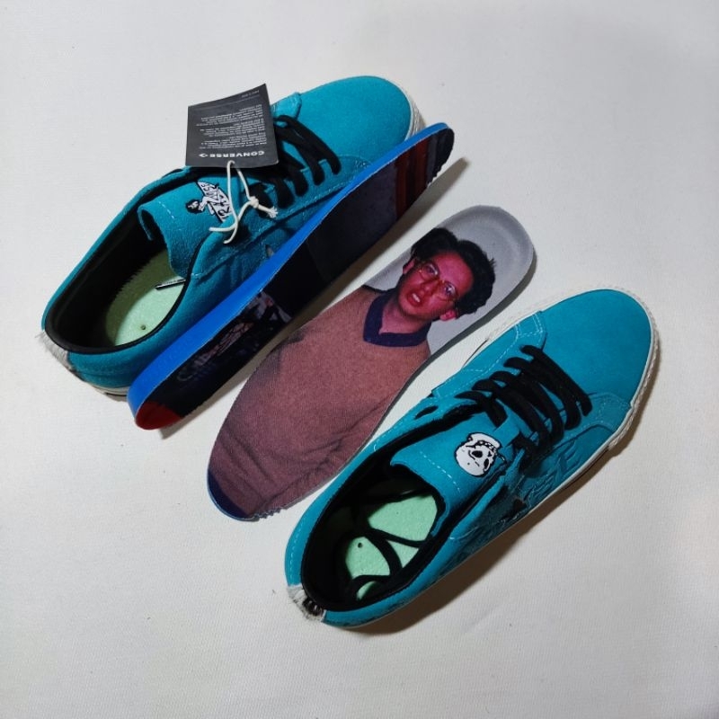 Converse One Star Pro x Sean Pablo Rapid Teal - 173215C / BNIB - Original