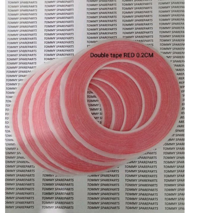 DOUBLE TAPE 3M MERAH RED LEM LCD TOUCHSCREEN LEM 3M