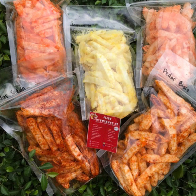 

POTATO (80gr) BUMBU BASAH/ POTATO VIRAL / JAJAN PEDAS /JAJAN JADUL Rizkimelshop.id