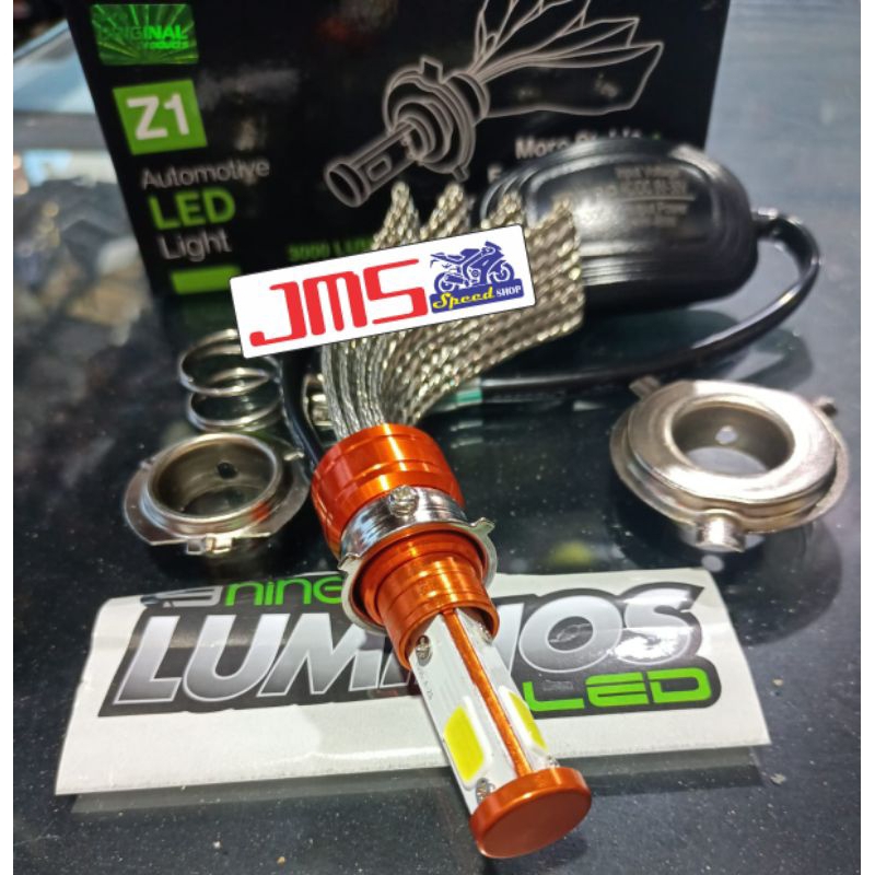 lampu utama led Z1 9nine luminos led cocok semua motor vixion cbr r15 R15 ninja 250 mio miom3 beat vario pcx150 adv150 beat deluxe aerox nmax