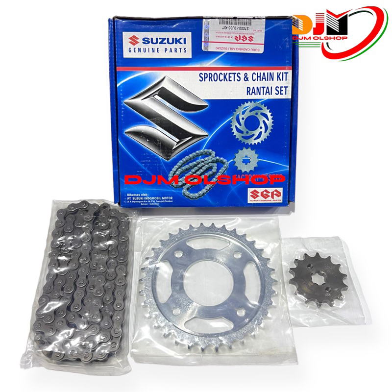 Gear Set Paket Suzuki Axelo - Titan Original SGP 27000-10J00-KIT