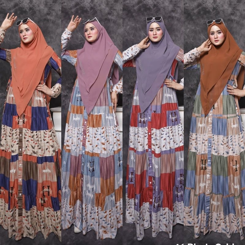 (NEW/CICILAN) GAMIS SYARI HOMEDRESS HUMAIRA by HUMAIRA