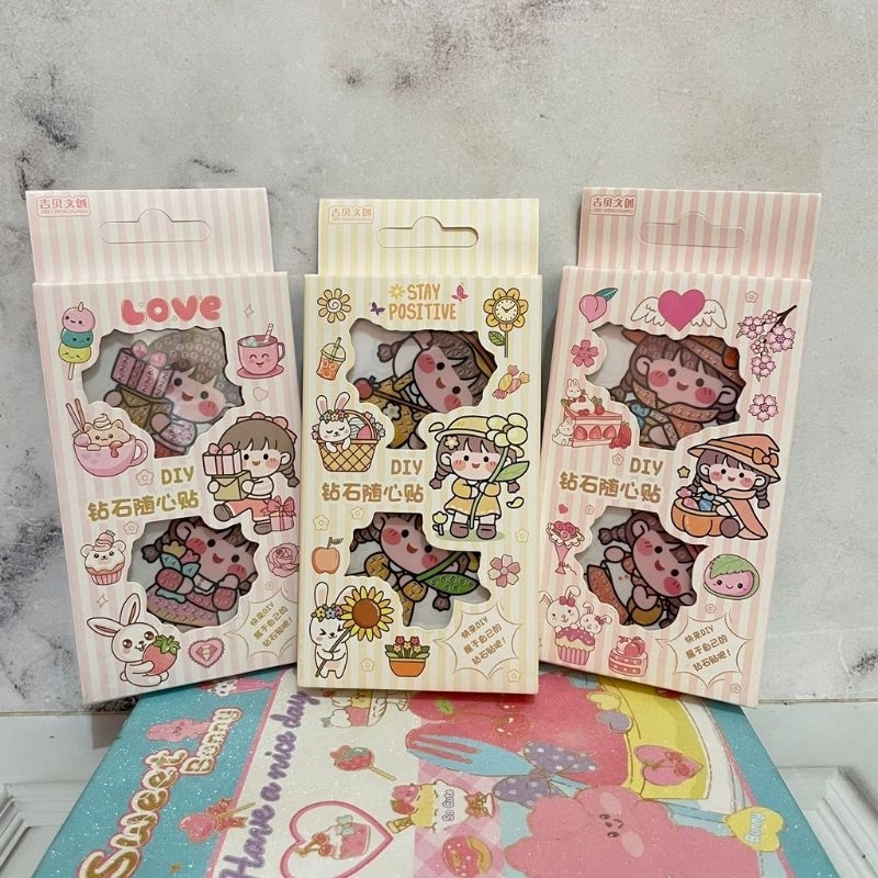 Sticker DIY Manik / Stiker diamond painting / Manik Tempel Momo