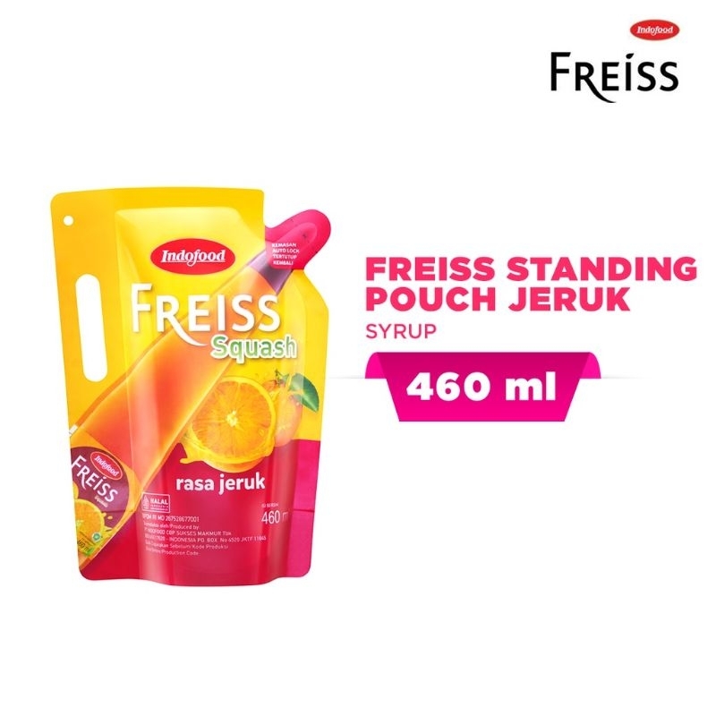 INDOFOOD FREISS SIRUP JERUK POUCH 460 ML