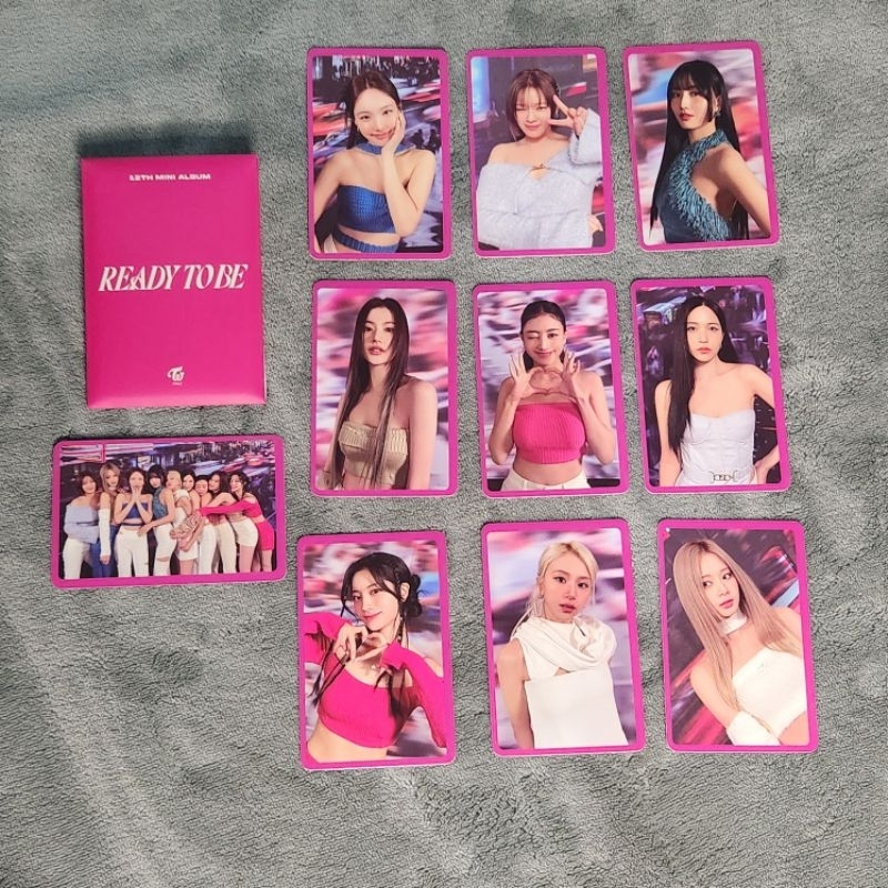 [SHARING Ver. Ready /To / Be] TWICE Photocard Benefit - Official from Album Ready To Be | sana jihyo