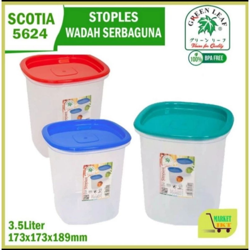 Toples Polos 3,5 Liter Scotia 5624 Green Leaf