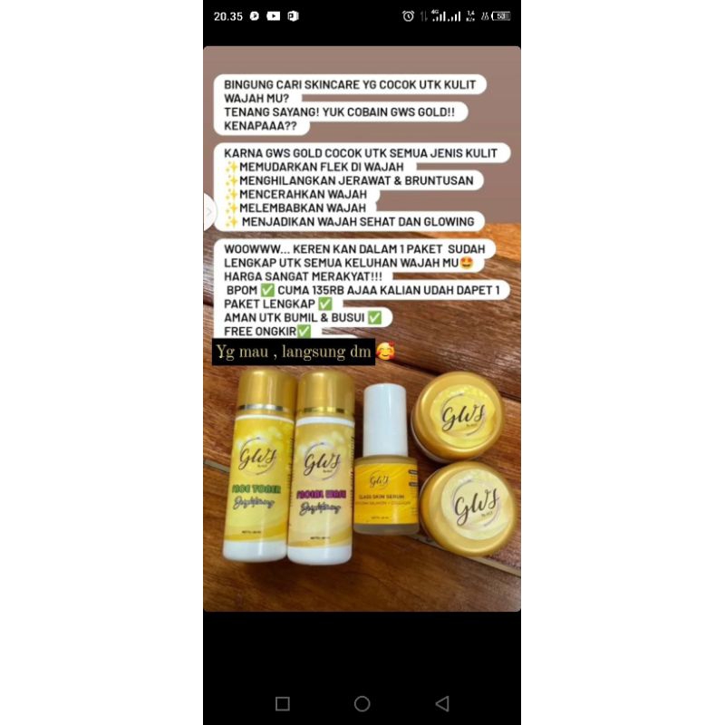 gws skincare bye agt