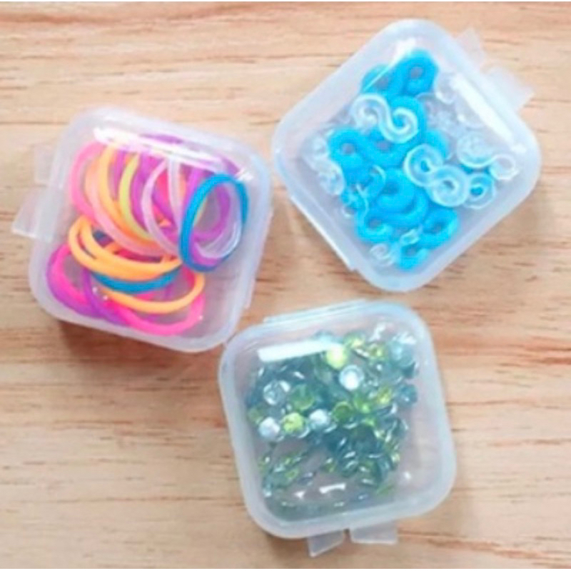 Kotak Mini Kecil / Tempat Perhiasan Anting Memory Card Earppug / Kotak Plastik Serbaguna / Mini Box