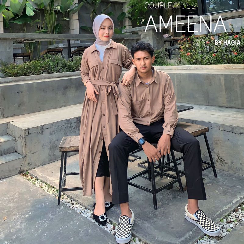 Ameena Couple by hagai | SUDAH COUPLE dress dan kemeja pria