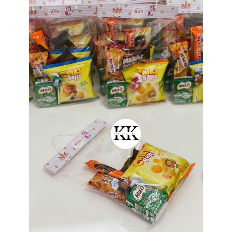 

Paket snack ulangtahun anak / hampers snack ultah anak / goody bag ulangtahun anak / souvenir ulang tahun anak