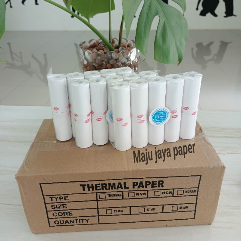 

KERTAS STRUK THERMAL EDC LOGO LINK 57X30MM PER 1 KARTON 1SI 100 ROLL/100 PCS